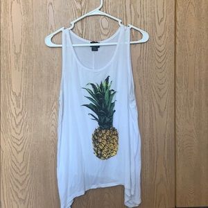 rue 21 pineapple tank top